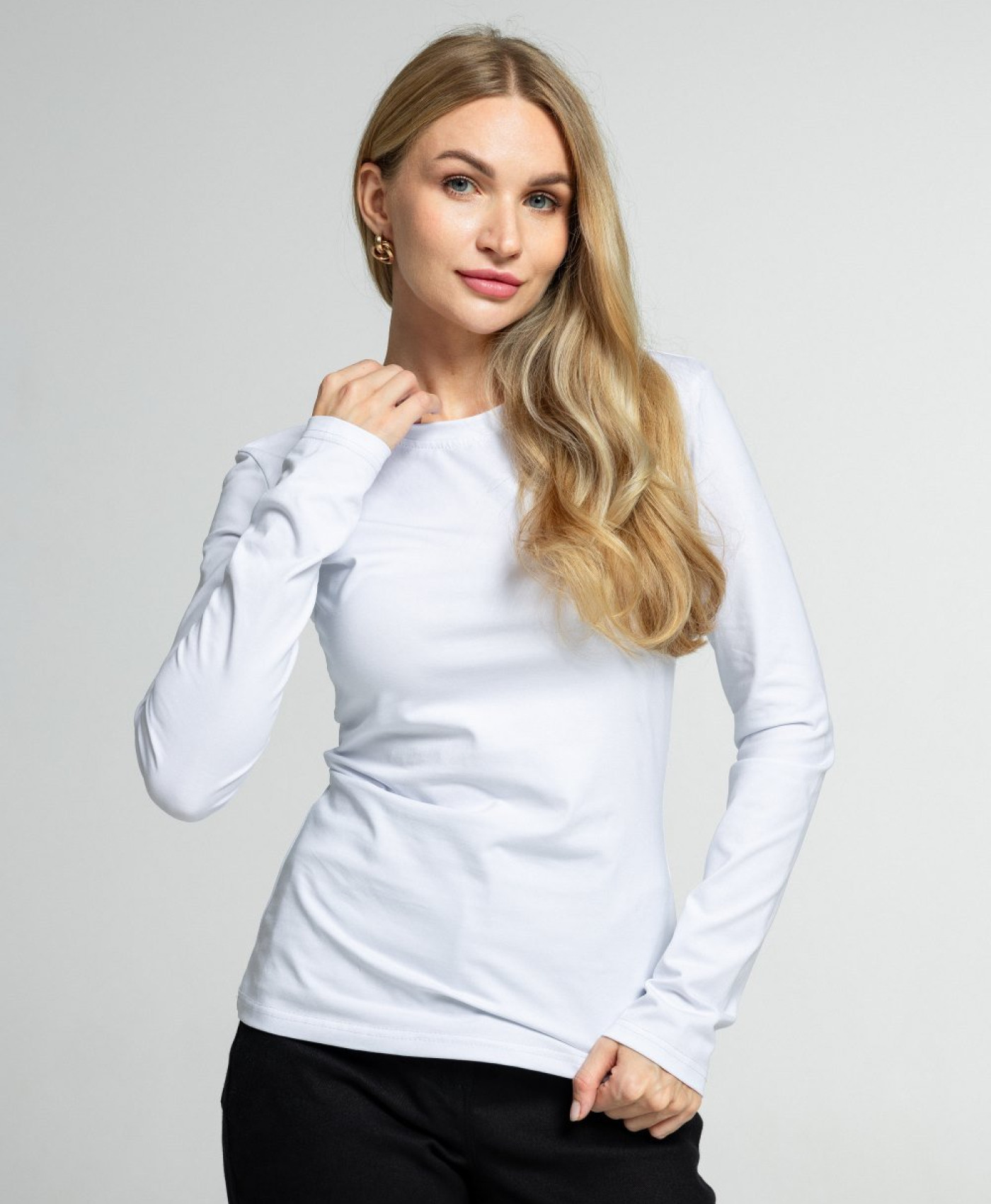 Лонгслів жіночий - білий